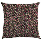 Popeline Florale Crétonne Noire - Ribes y Casals