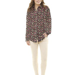 Popeline Florale Crétonne Noire - Ribes y Casals