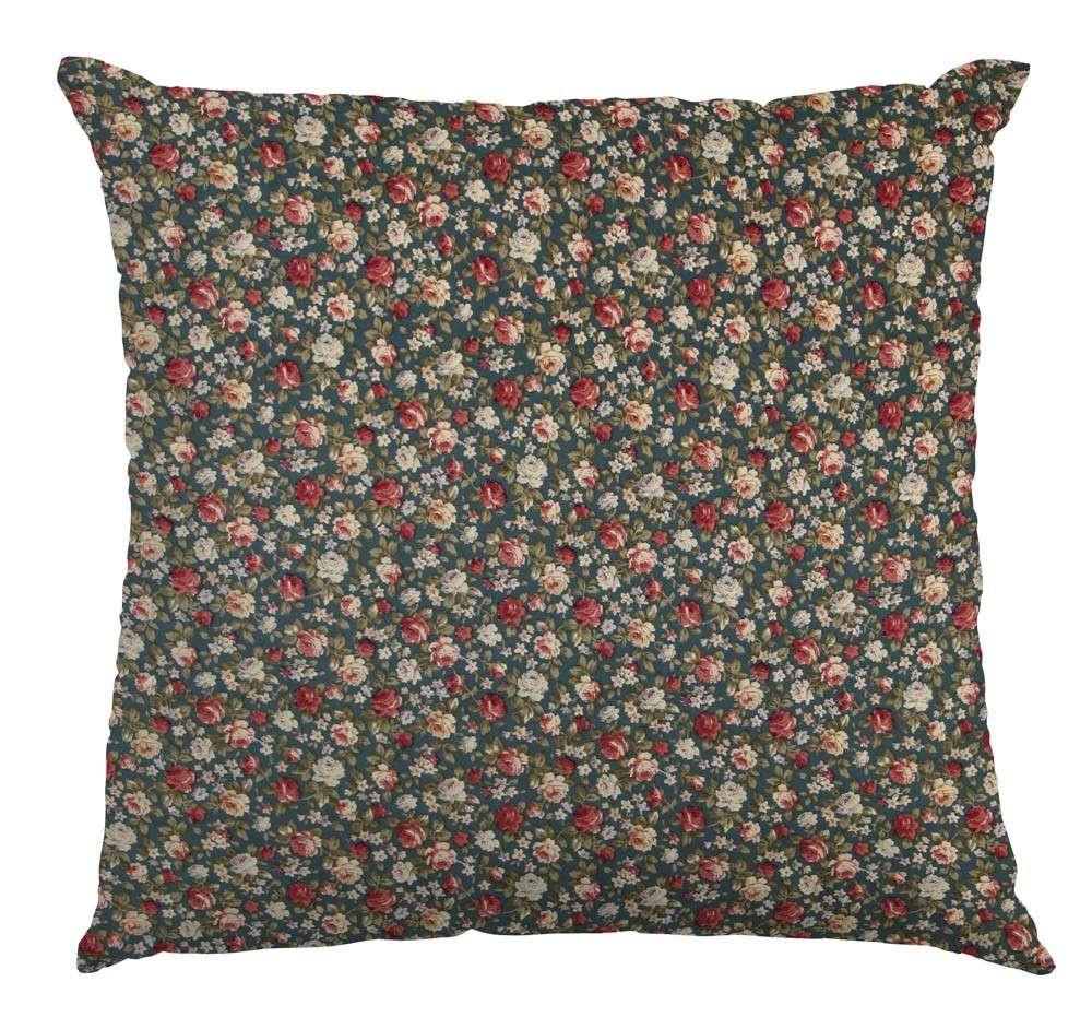 Popeline Florale Crétonne Verte - Ribes y Casals