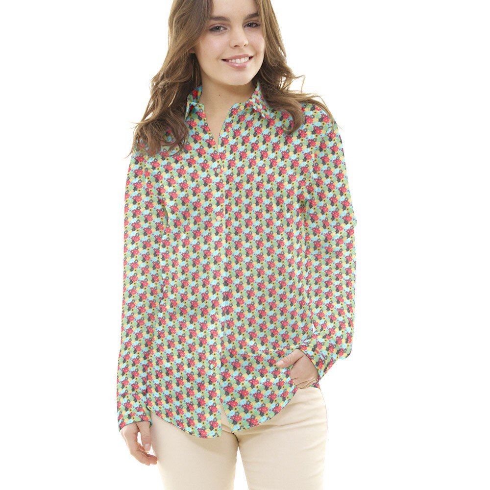 Popeline Florale Multicolore - Ribes y Casals