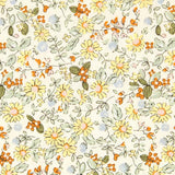 Popeline Fleurs Jaunes - Ribes y Casals