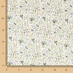 Popeline Fleurs Vertes - Ribes y Casals