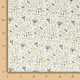 Popeline Fleurs Vertes - Ribes y Casals