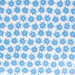 Popeline Fleurs Bleu - Ribes y Casals