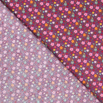 Popeline Fleurs Violettes - Ribes y Casals