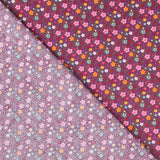 Popeline Fleurs Violettes - Ribes y Casals