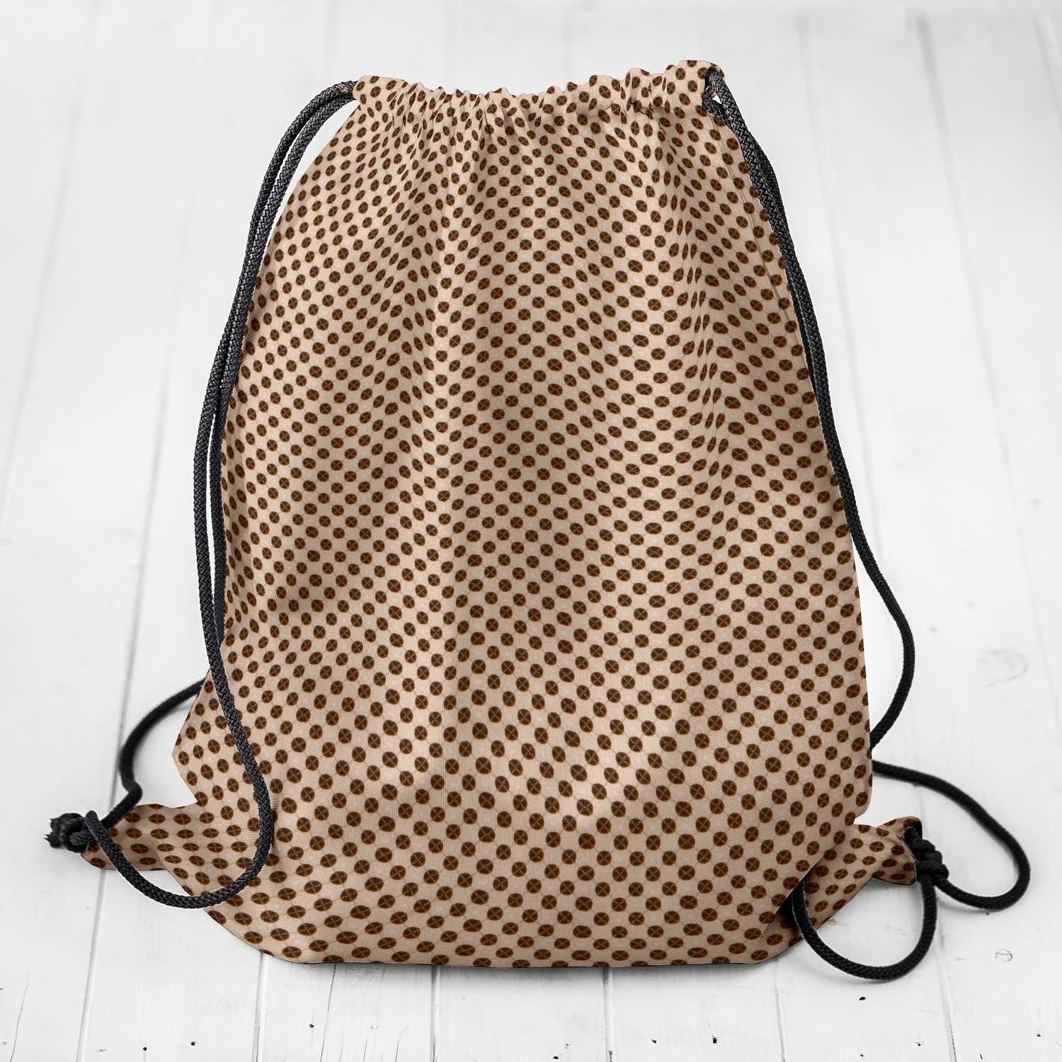 Popeline Géométrique Marron - Ribes y Casals