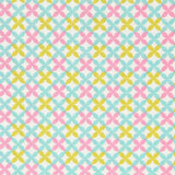 Popeline Rose Verte Géométrique - Ribes y Casals