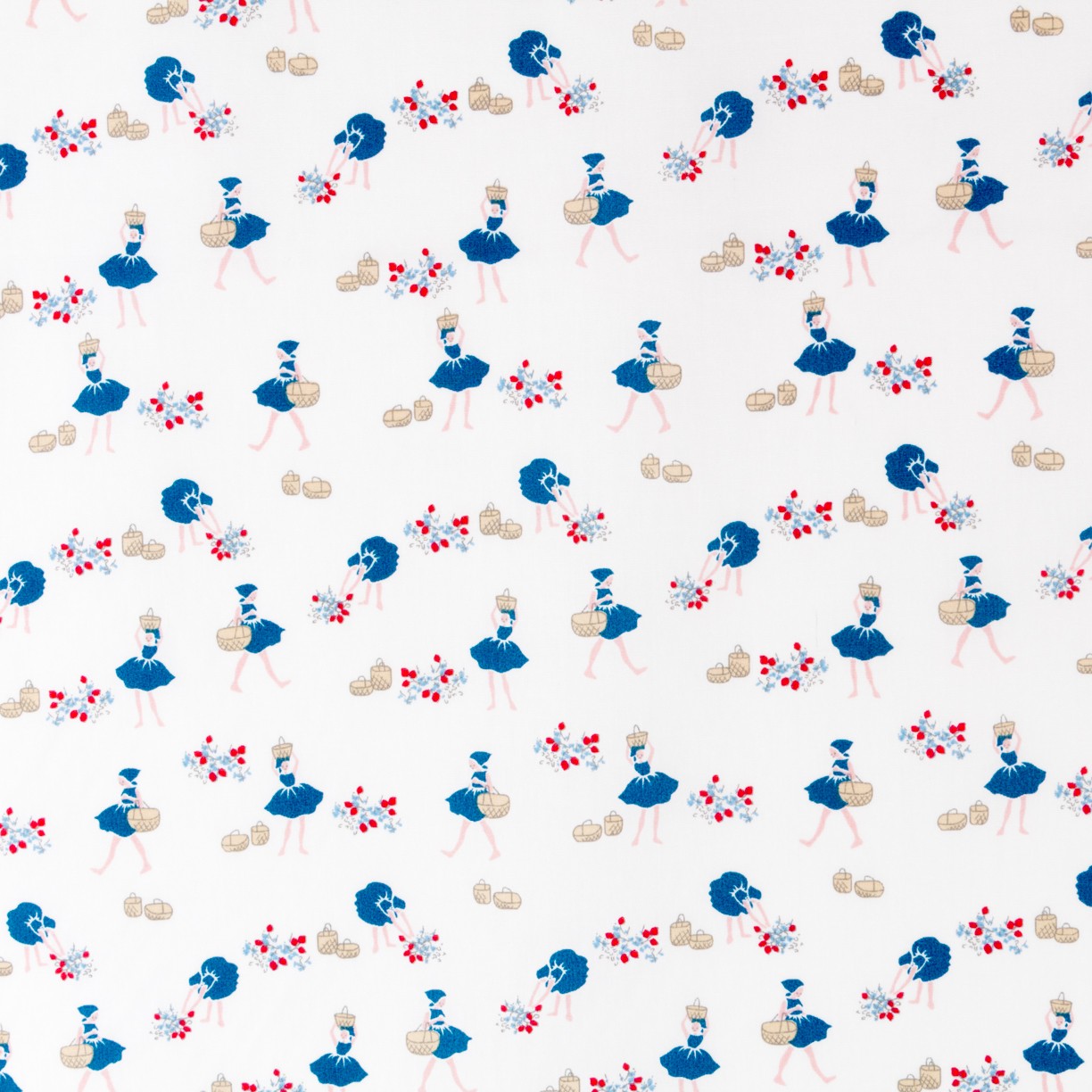 Popeline Petit Chaperon Bleu - Ribes y Casals