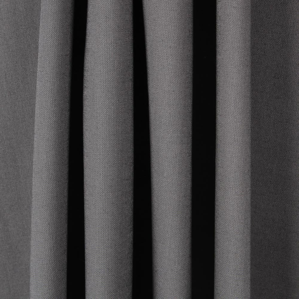 Popeline de Coton Gris Moyen - Ribes y Casals