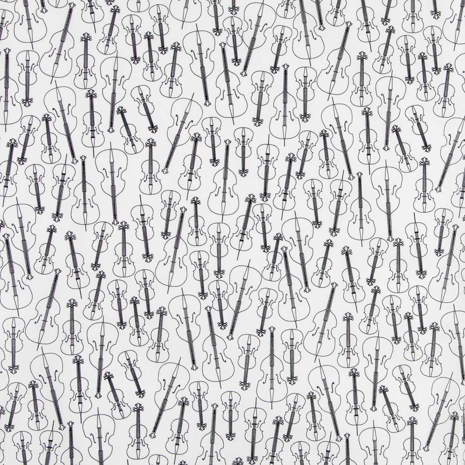 Popeline Guitarre Écru - Ribes y Casals