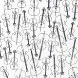 Popeline Guitarre Écru - Ribes y Casals