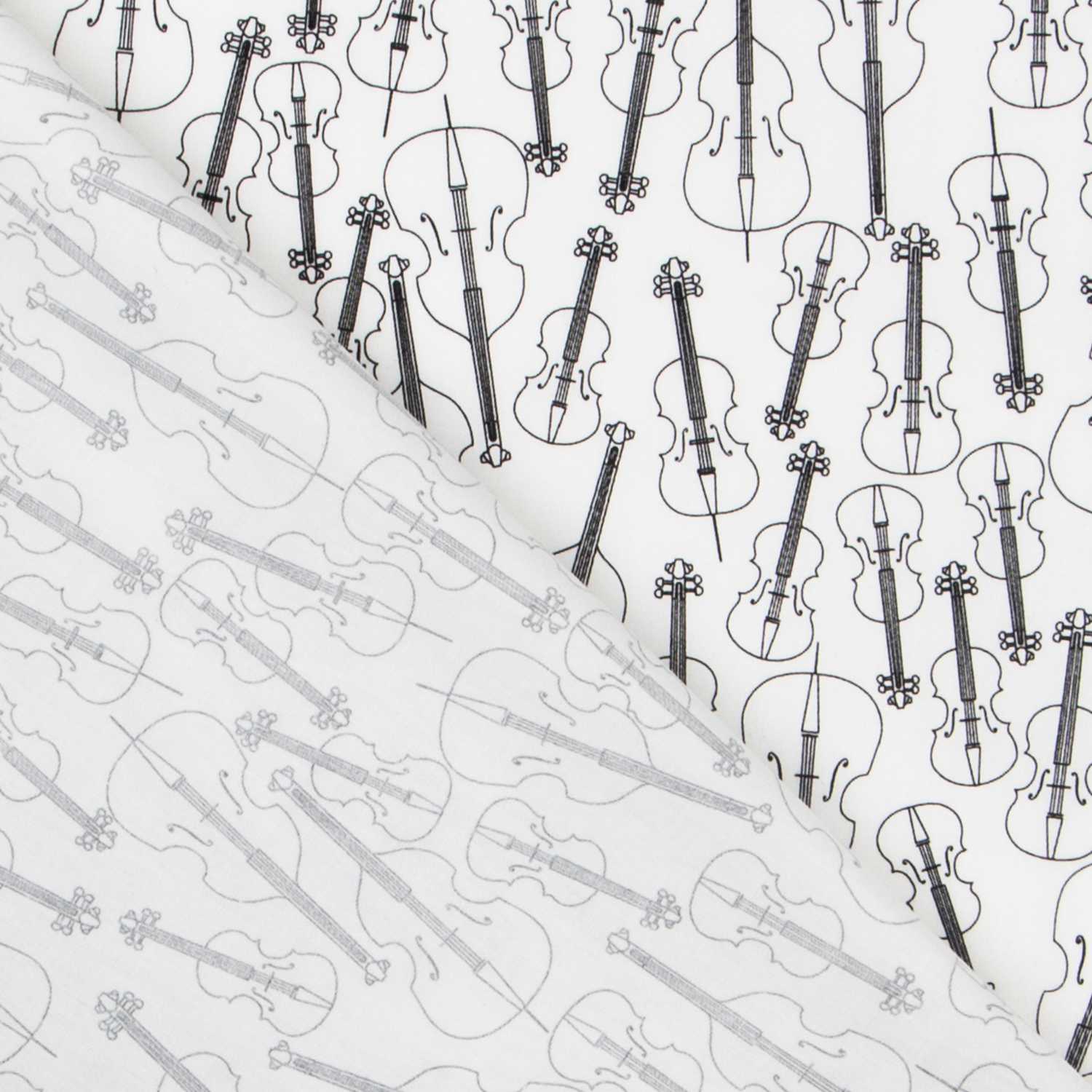 Popeline Guitarre Écru - Ribes y Casals