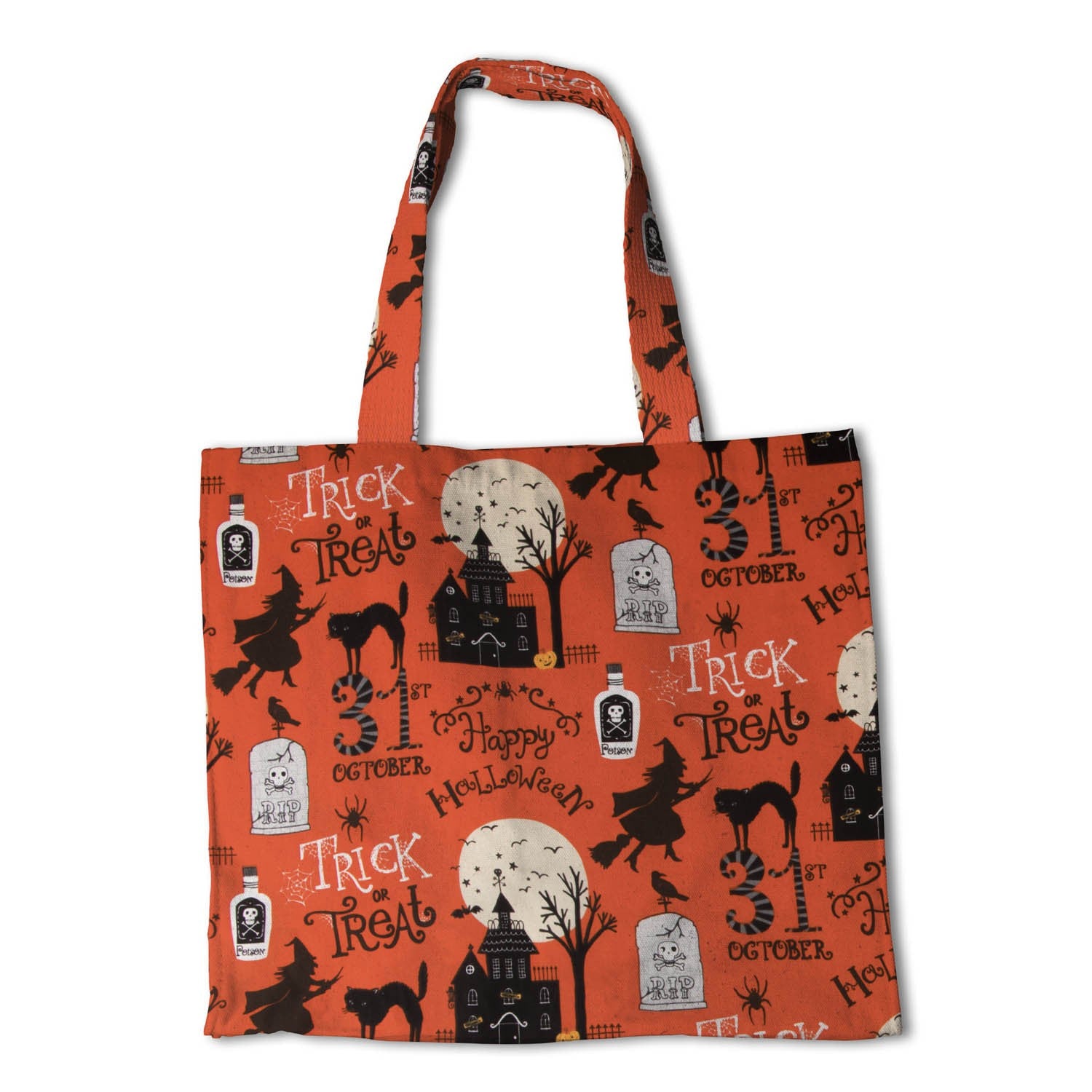 Popeline d&#39;Halloween Orange - Ribes y Casals