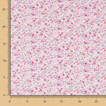 Popeline Rose Happy Flowers - Ribes y Casals