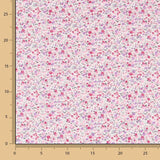 Popeline Rose Happy Flowers - Ribes y Casals