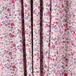 Popeline Rose Happy Flowers - Ribes y Casals