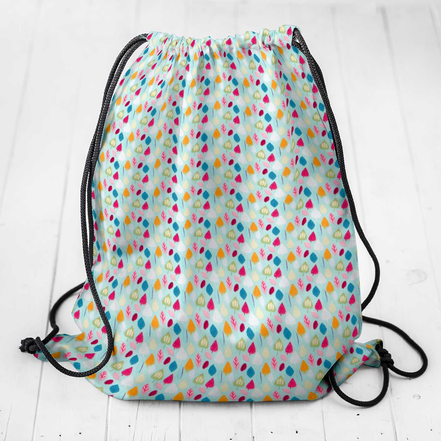 Popeline Feuilles Menthe - Ribes y Casals