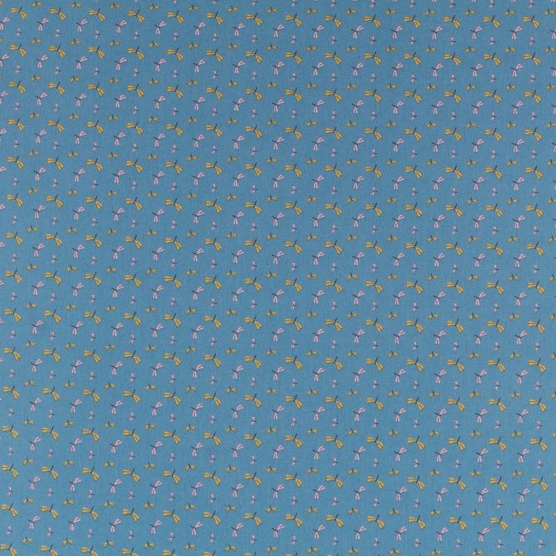 Popeline Enfant Libellule Bleu - Ribes y Casals