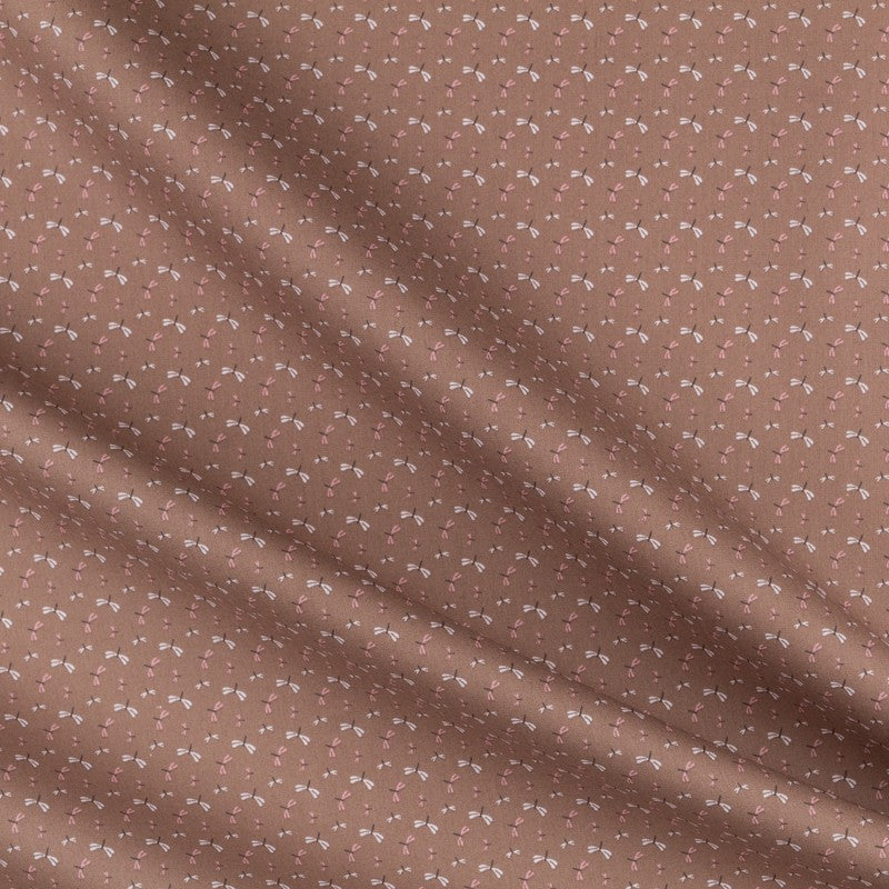 Popeline Enfant Libellule Marron - Ribes y Casals