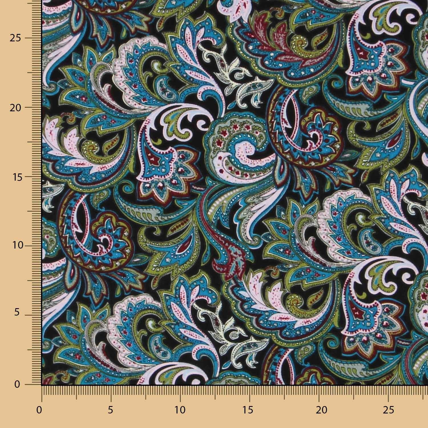 Popeline Vert Istanbul - Ribes y Casals