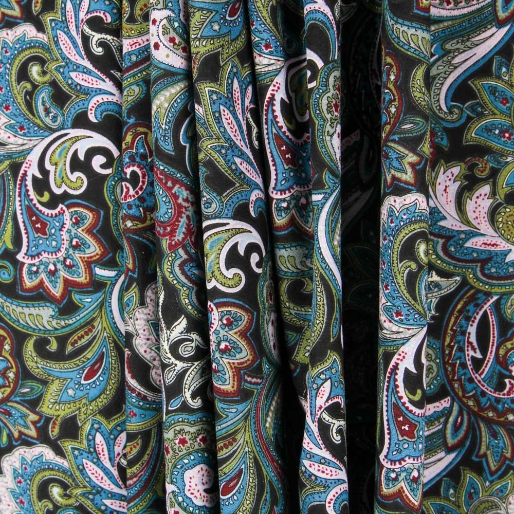 Popeline Vert Istanbul - Ribes y Casals