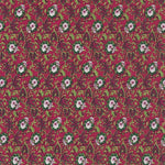 Popeline Liberty Fond Rouge - Ribes y Casals