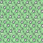 Popeline Liberty Fond Vert - Ribes y Casals