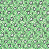 Popeline Liberty Fond Vert - Ribes y Casals