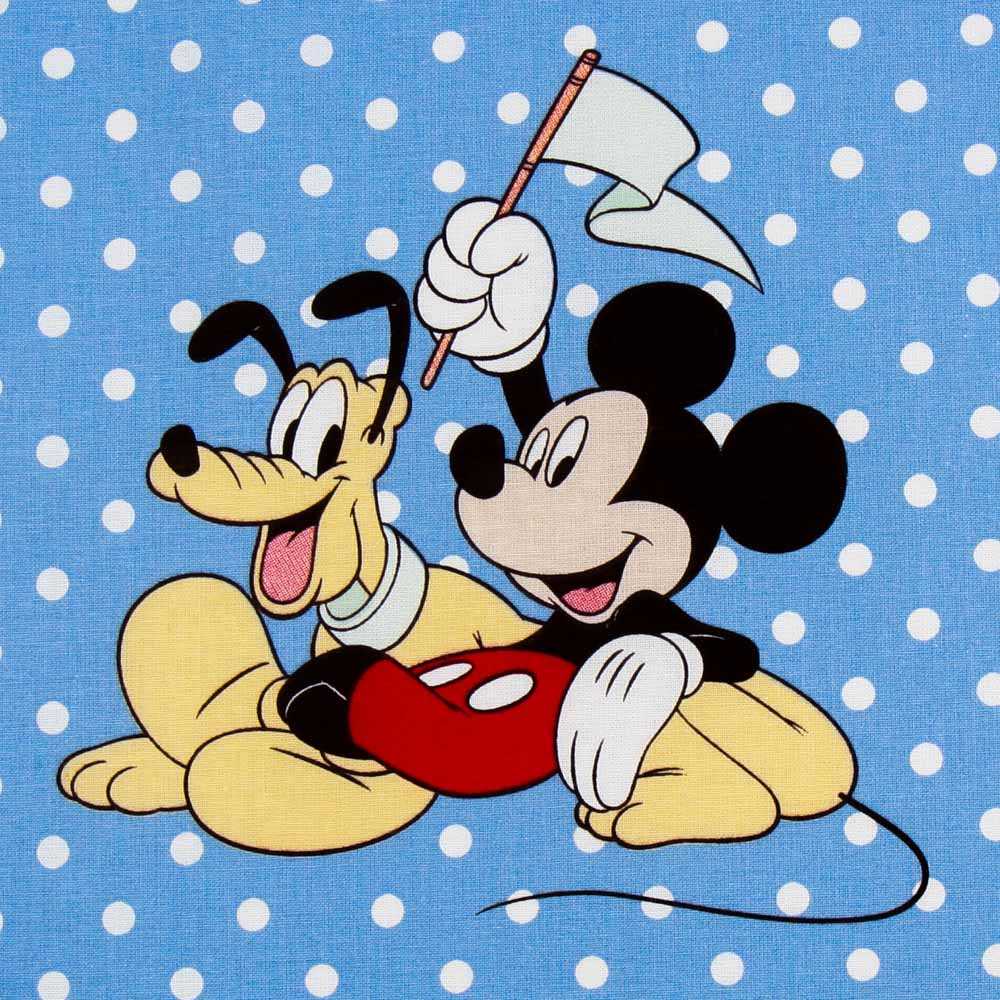 Tissu Coton Feuille Vigne Bleu Marine - Ribes y Casals