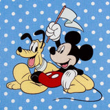 Tissu Coton Feuille Vigne Bleu Marine - Ribes y Casals