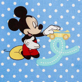 Tissu Coton Feuille Vigne Bleu Marine - Ribes y Casals