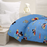 Tissu Coton Feuille Vigne Bleu Marine - Ribes y Casals