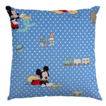 Tissu Coton Feuille Vigne Bleu Marine - Ribes y Casals