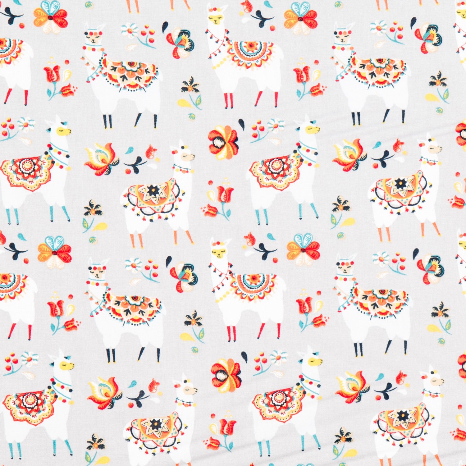 Popeline Lamas Gris - Ribes y Casals