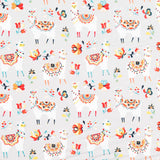 Popeline Lamas Gris - Ribes y Casals