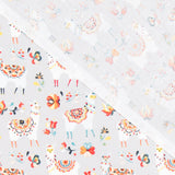 Popeline Lamas Gris - Ribes y Casals