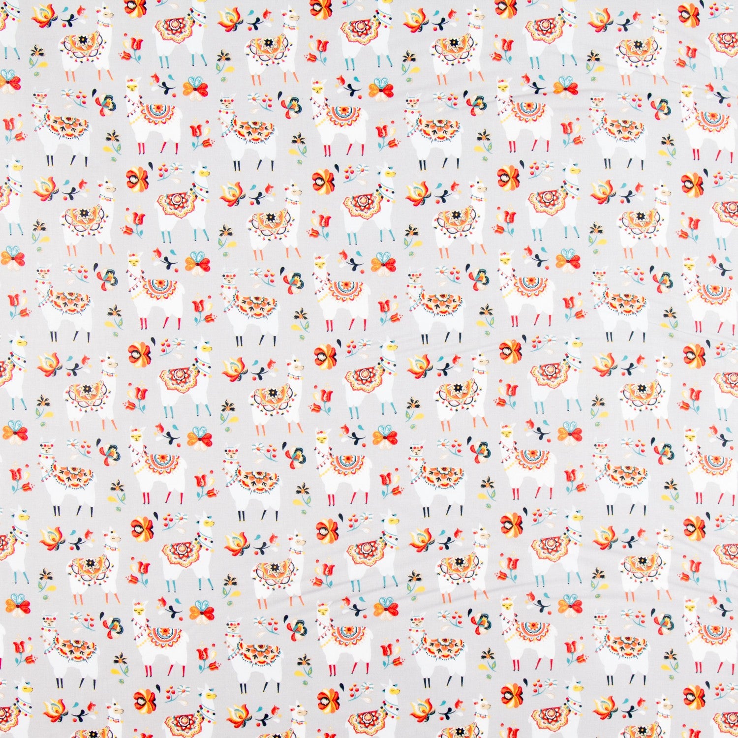 Popeline Lamas Gris - Ribes y Casals