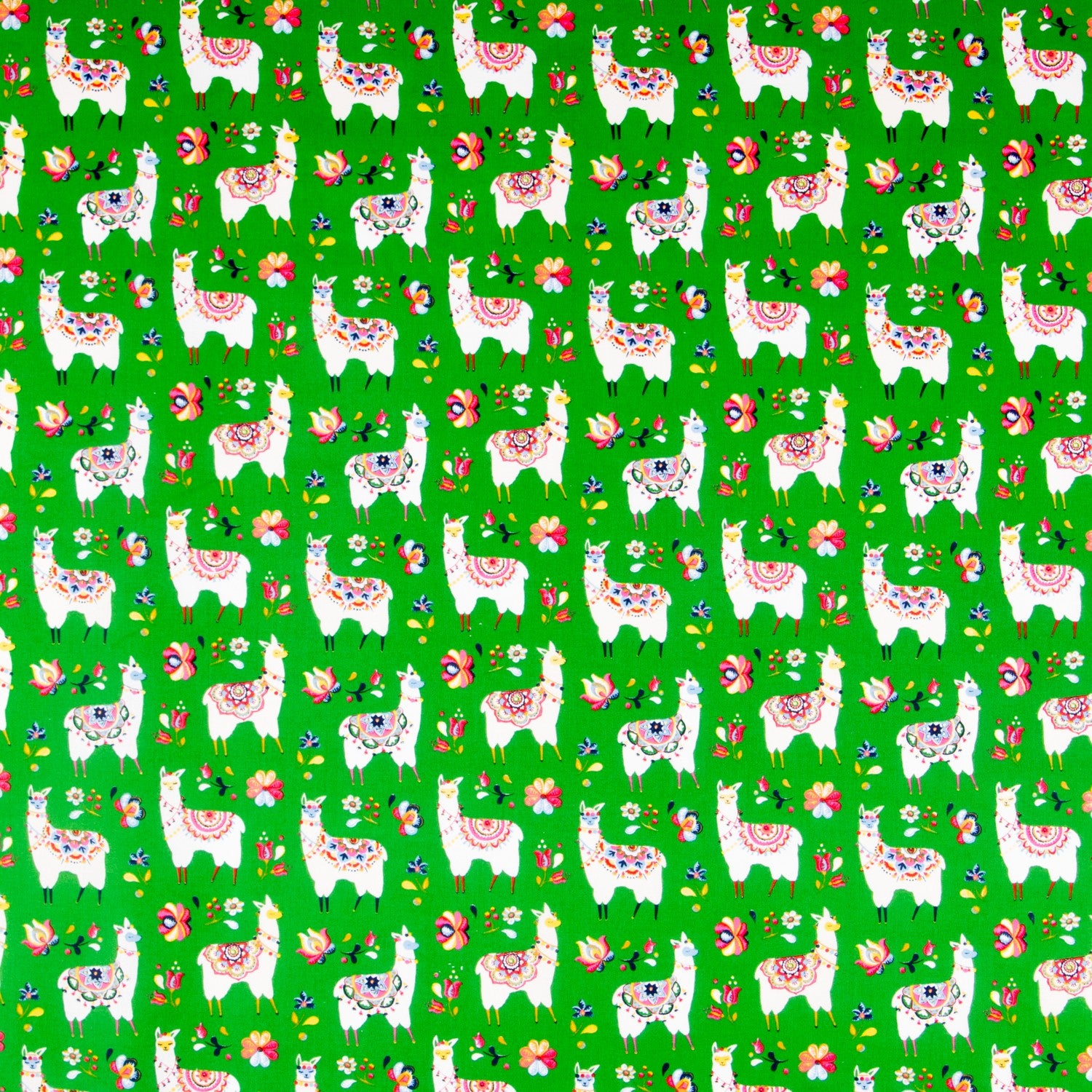 Popeline Lamas Vert - Ribes y Casals