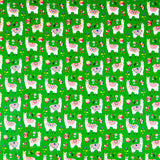 Popeline Lamas Vert - Ribes y Casals