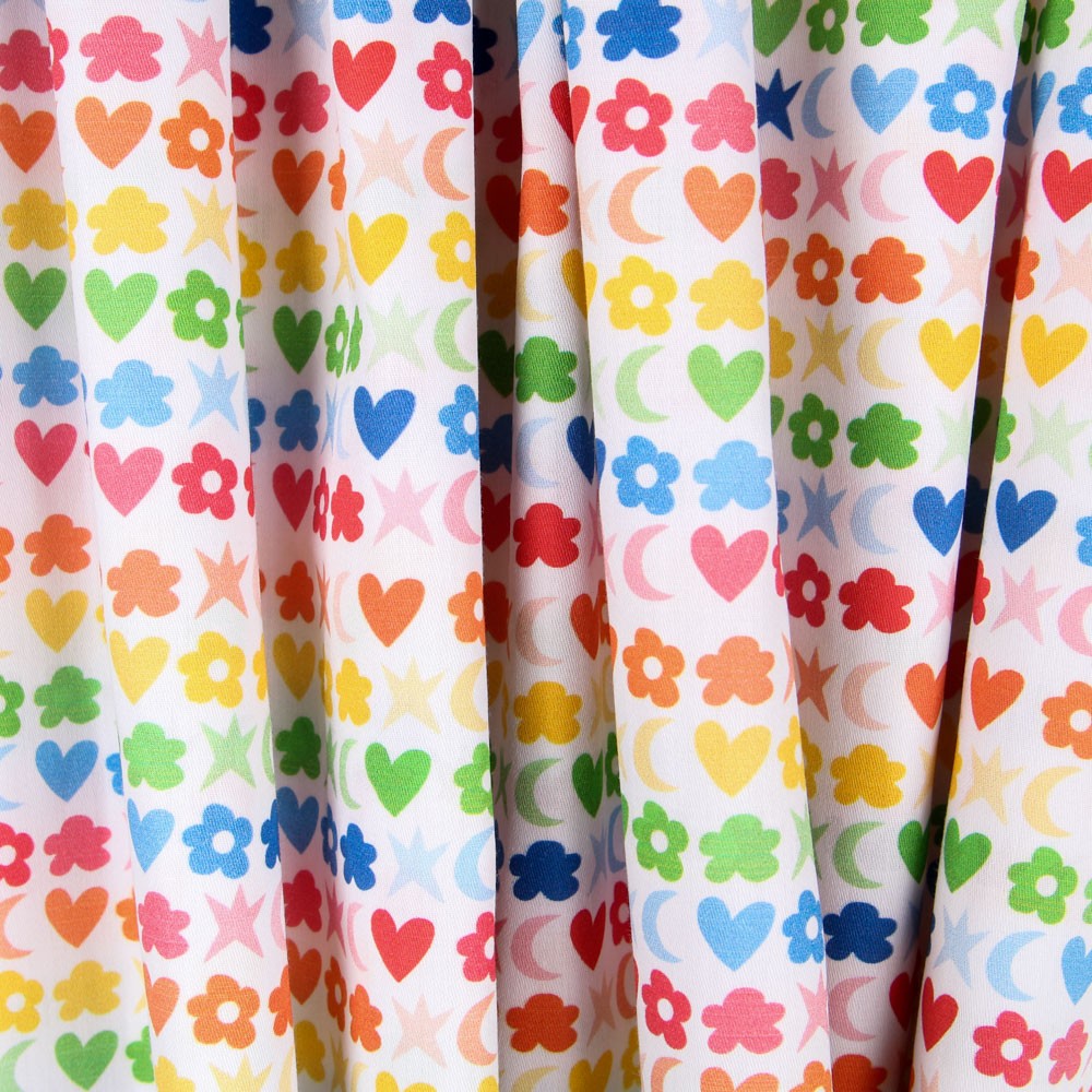 Popeline Amour Multicolore - Ribes y Casals