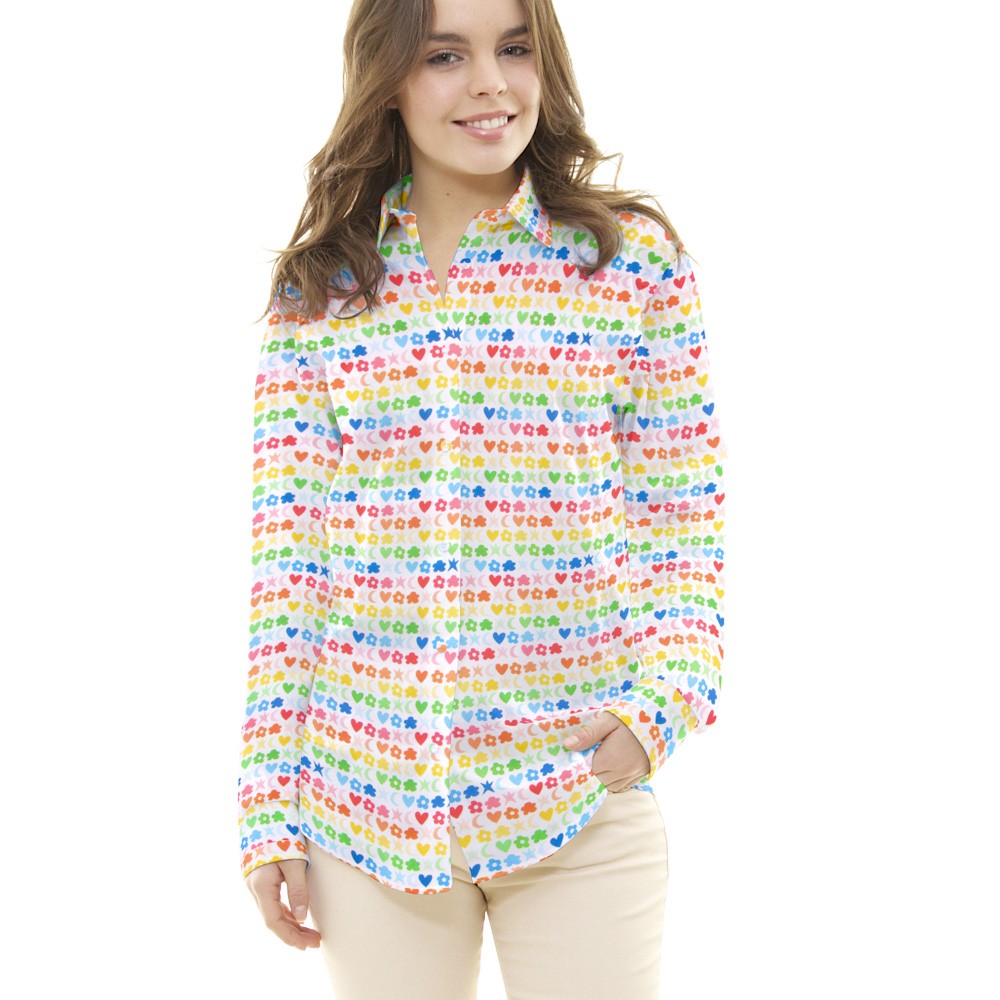 Popeline Amour Multicolore - Ribes y Casals