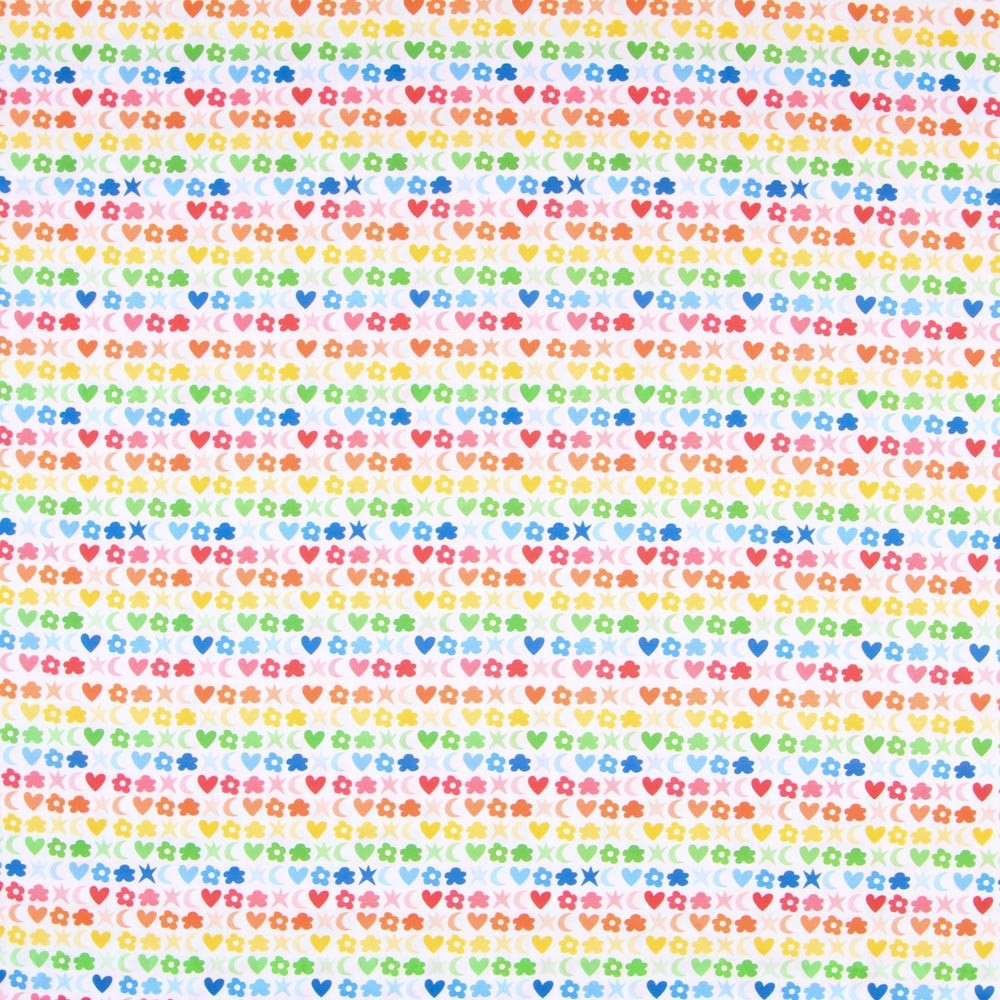 Popeline Amour Multicolore - Ribes y Casals