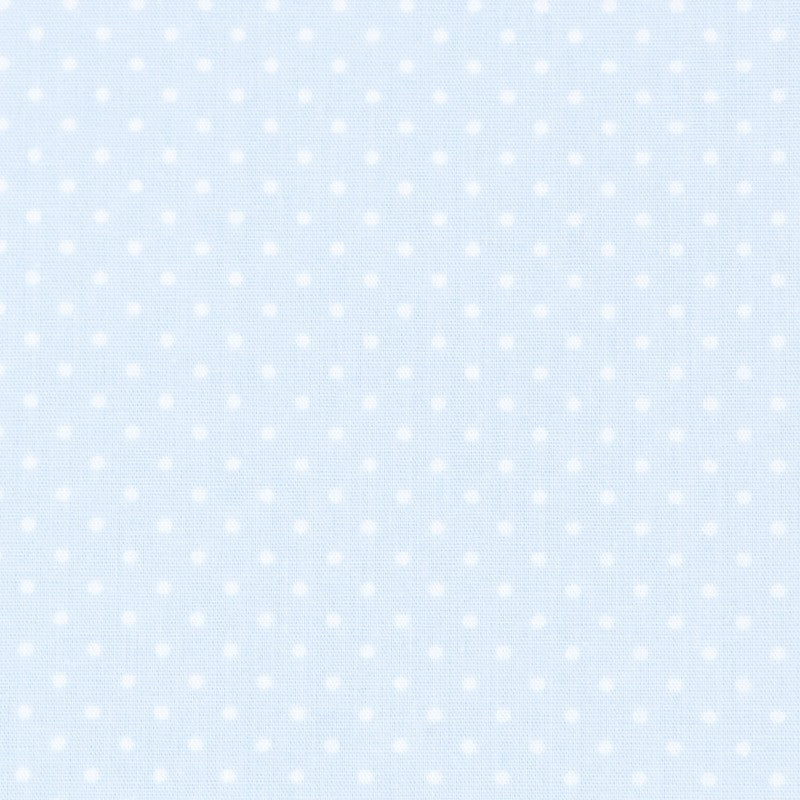 Popeline Pois Aiguille Celeste - Ribes y Casals