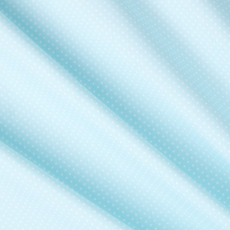 Popeline Pois Aiguille Vert d&#39;Eau - Ribes y Casals