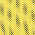 Popeline Pois Jaune Noir - Ribes y Casals