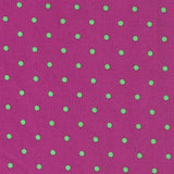 Popeline Pois Fuchsia Aiguemarine - Ribes y Casals