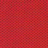 Popeline Pois Rouge Noir - Ribes y Casals