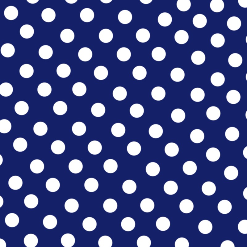 Popeline à Pois Sevillanes Fond Bleu Soutenu - Ribes y Casals
