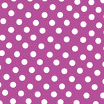 Popeline à Pois Sevillanes Fond Fuchsia - Ribes y Casals